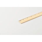 Branded Pine Wood Ruler - 20cm without branding