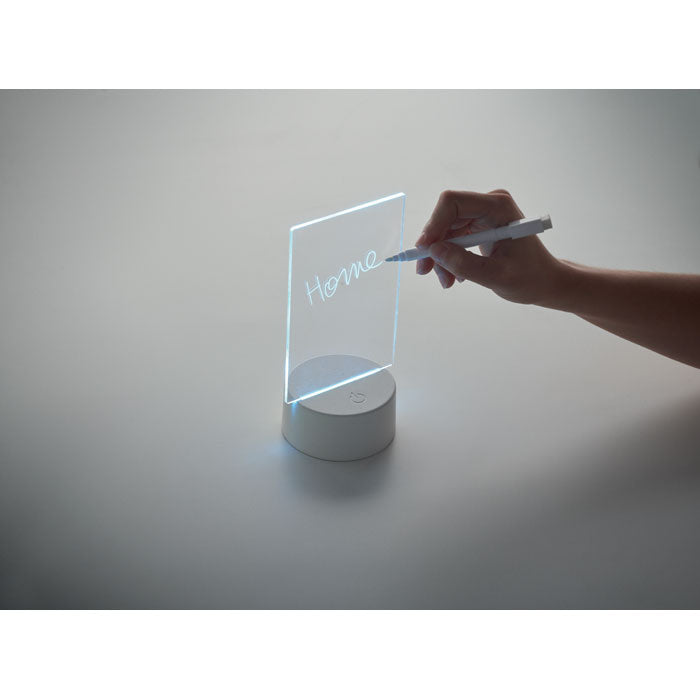 Branded Light-Up LED Memo Board without branding
