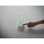 Branded Light-Up LED Memo Board in use