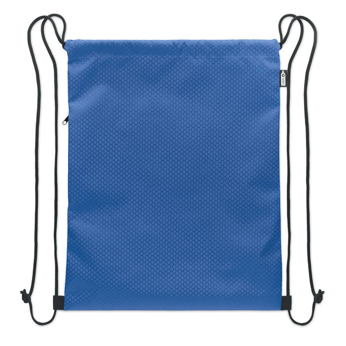 Branded Drawstring Bag in 420D RPET without branding