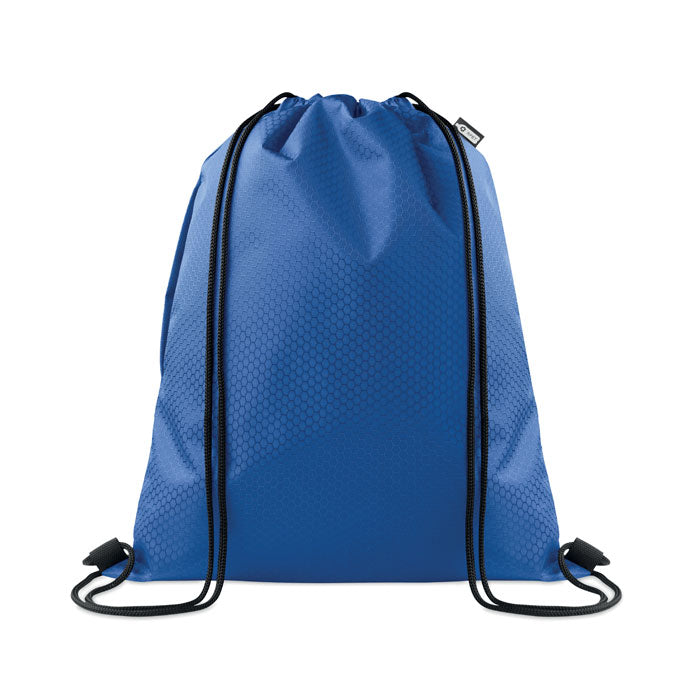 Branded Drawstring Bag in 420D RPET without branding