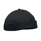 Branded Docker Cap in Black
