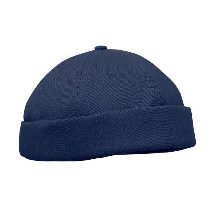 Branded Docker Cap in Blue