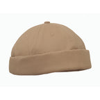 Branded Docker Cap in Brown