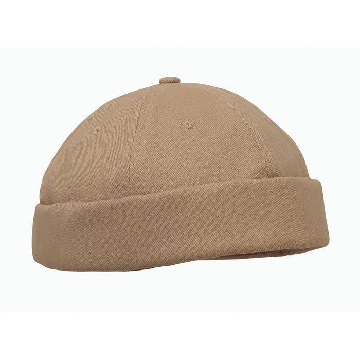 Branded Docker Cap in Brown