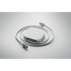 Branded 100W Retractable Charging Cable in use