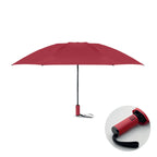 Branded Reverse Windproof Umbrella in Red