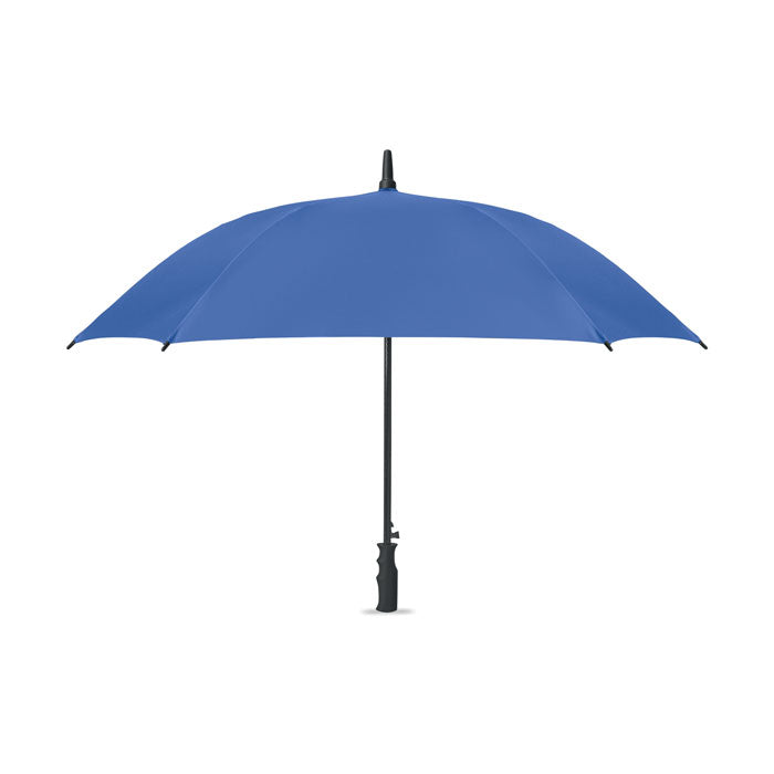 Branded 23 Inch Windproof Square Umbrella in Blue