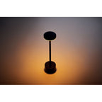 Branded Aluminium Touch Control Table Lamp in use