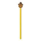 Branded Animal Shape Pencil in Yellow