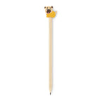 Branded animal shape pencil, side view