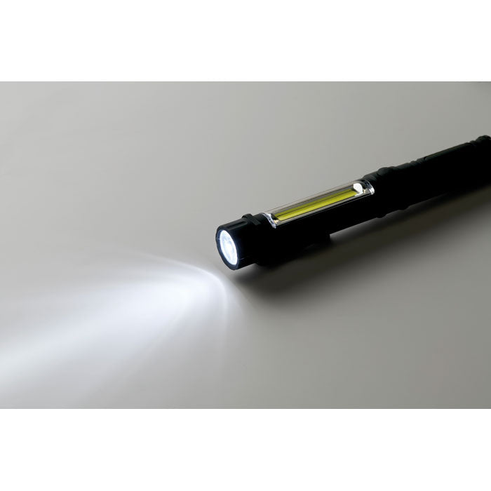 Branded Magnetic LED Work Light Torch in use