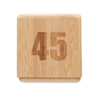 Branded Bamboo Twist Snooze Timer without branding