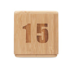 Branded Bamboo Twist Snooze Timer without branding