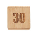 Branded Bamboo Twist Snooze Timer without branding