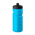 Branded PE Sports Bottle with Handgrip - 500ml in Blue