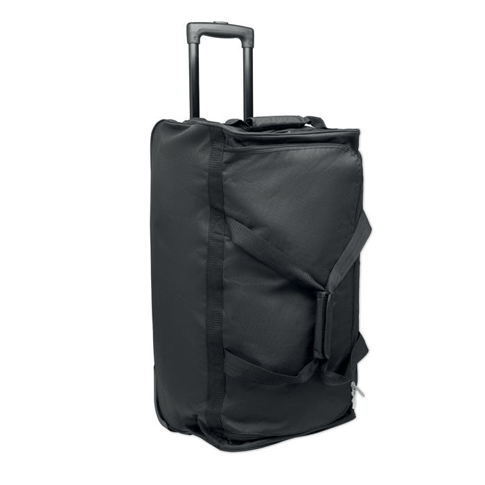 Branded Duffle Bag Trolley 600D RPET without branding