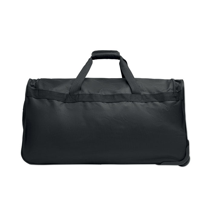 Branded Duffle Bag Trolley 600D RPET without branding