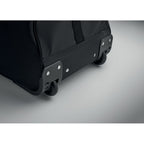 Branded Duffle Bag Trolley 600D RPET in use