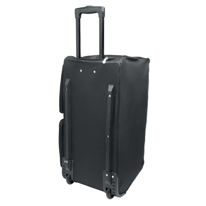 Branded Duffle Bag Trolley 600D RPET without branding