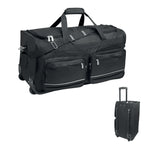 Branded Duffle Bag Trolley 600D RPET without branding