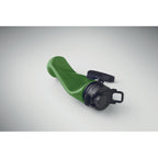 Branded foldable silicone sports bottle, in use