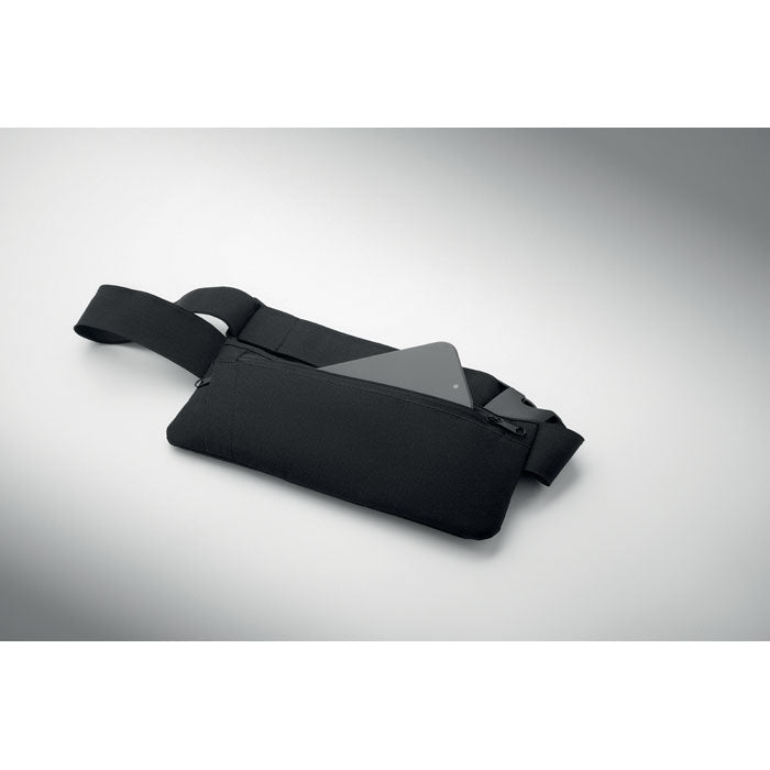 Branded Sports Waist Bag 600D RPET without branding
