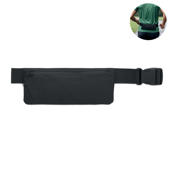 Branded Sports Waist Bag 600D RPET without branding