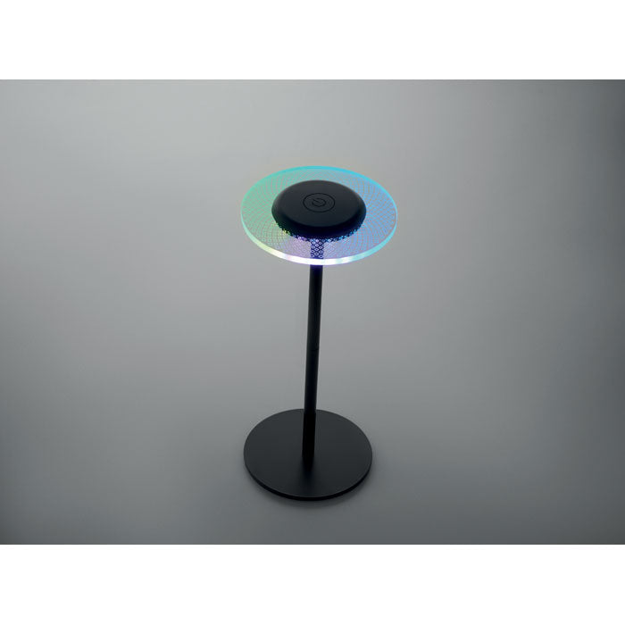 Branded Rechargeable RGB Table Lamp in use
