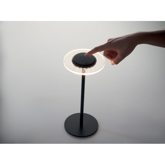 Branded Rechargeable RGB Table Lamp in use
