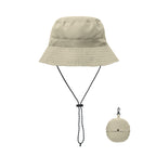 Branded Water Repellent Fisherman Hat in Brown