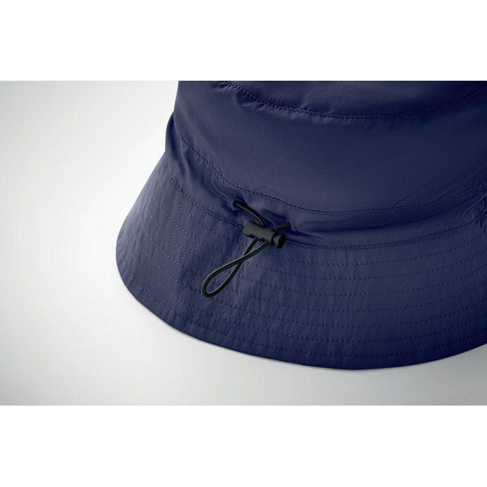 Branded Water Repellent Fisherman Hat in use