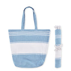 Branded Beach Bag with Hammam Towel Set without branding