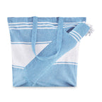 Branded Beach Bag with Hammam Towel Set