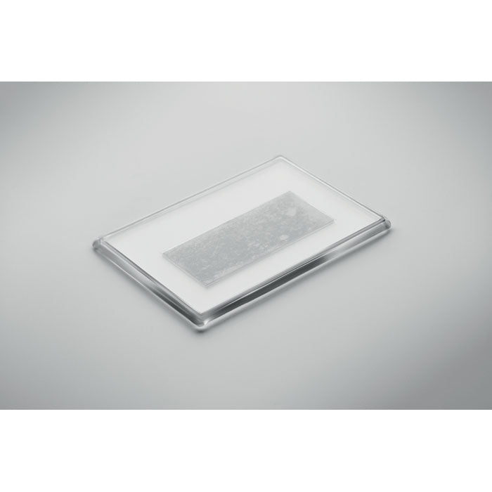 Branded Rectangular Acrylic Photo Magnet without branding