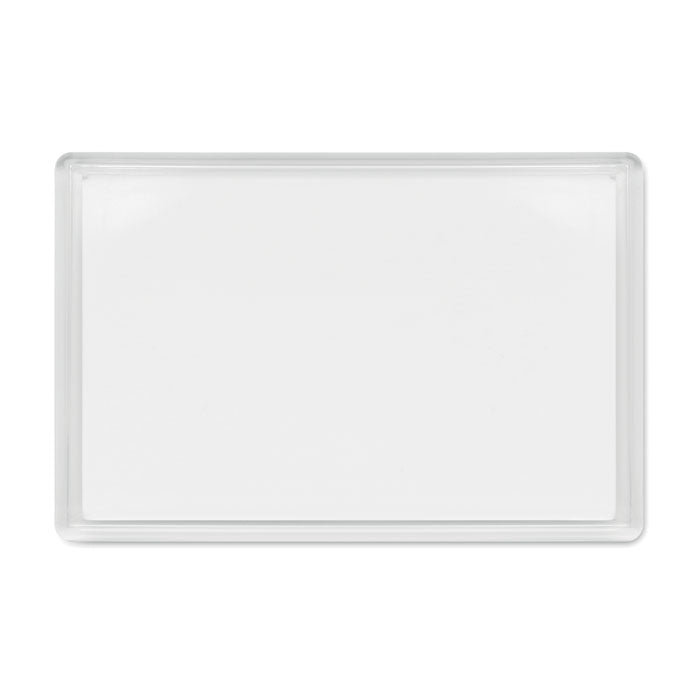 Branded Rectangular Acrylic Photo Magnet without branding