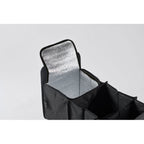 Branded RPET Foldable Car Organiser with Cooler Compartment in use