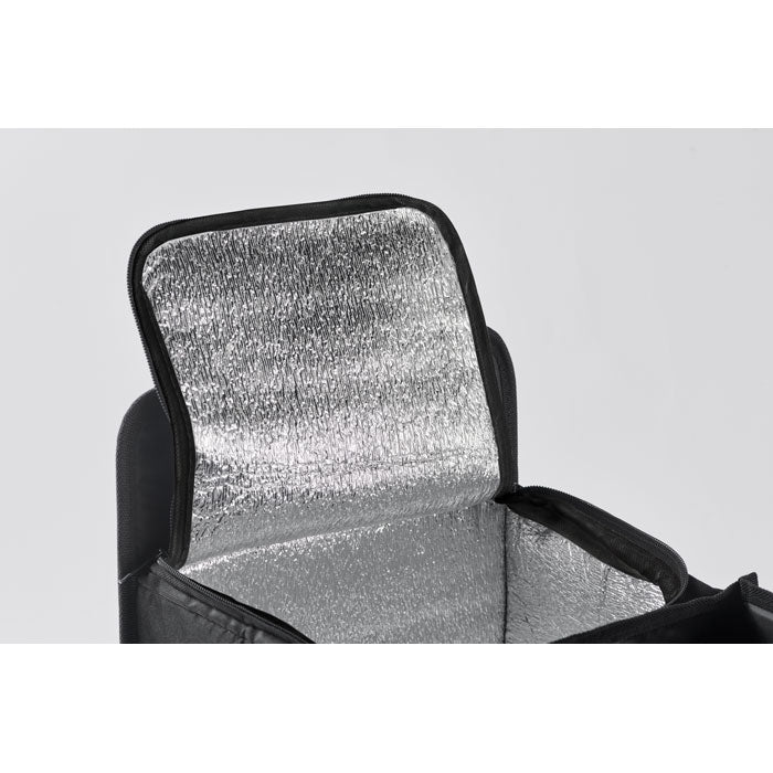 Branded RPET Foldable Car Organiser with Cooler Compartment in use