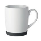 Branded Matt Mug with Silicone Base in Black