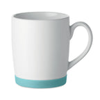 Branded Matt Mug with Silicone Base in Blue