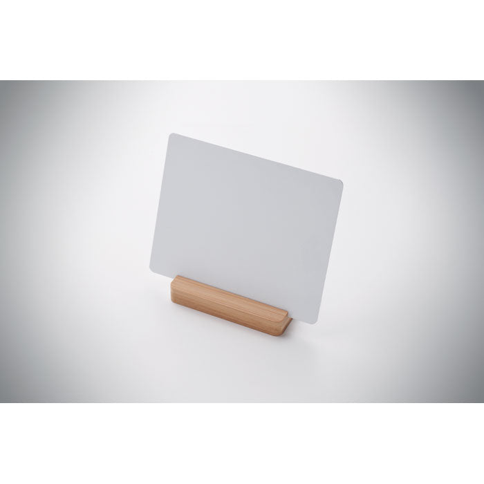 Branded Sublimation Aluminium Plate with Bamboo Base without branding