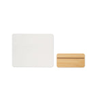 Branded Sublimation Aluminium Plate with Bamboo Base without branding