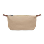 Branded RPET Cosmetic Bag with PU Detail without branding
