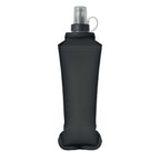 Branded Foldable TPU Bottle with Bite Valve in Black