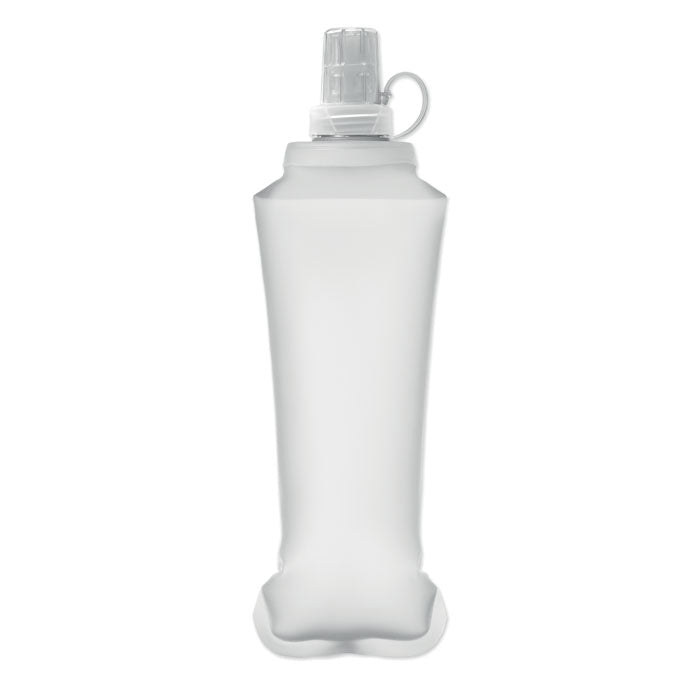 Branded Foldable TPU Bottle with Bite Valve in White