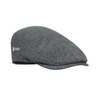 Branded Newsboy Flat Cap 335gsm in Grey