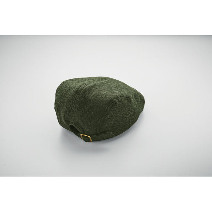 Branded Newsboy Flat Cap 335gsm in use