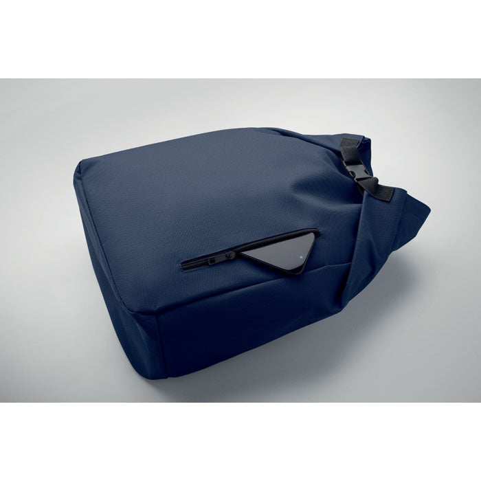 Branded 15 Inch Roll Top Laptop Backpack without branding