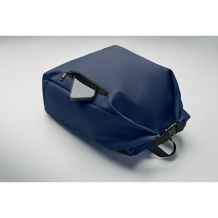 Branded 15 Inch Roll Top Laptop Backpack without branding