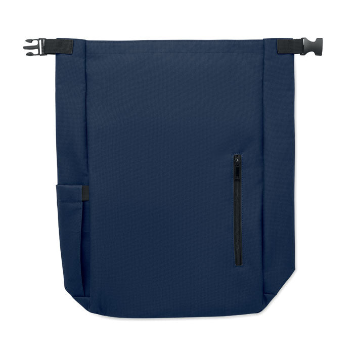Branded 15 Inch Roll Top Laptop Backpack without branding